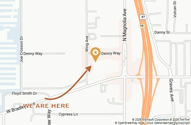 Map of 215 Denny Way Suite C, El Cajon